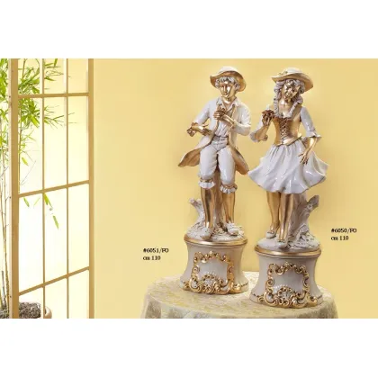Zdjęcie Cudowne figurki dekoracyjne z ceramiki - 110 cm
