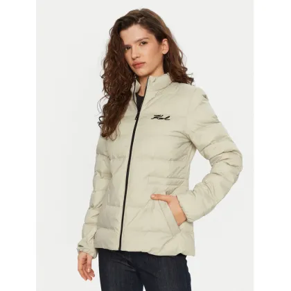 Zdjęcie KARL LAGERFELD Kurtka puchowa 246W1513 Beżowy Slim Fit