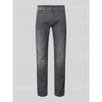 Zdjęcie Jeansy o kroju regular fit z 5 kieszeniami model ‘Lyon’