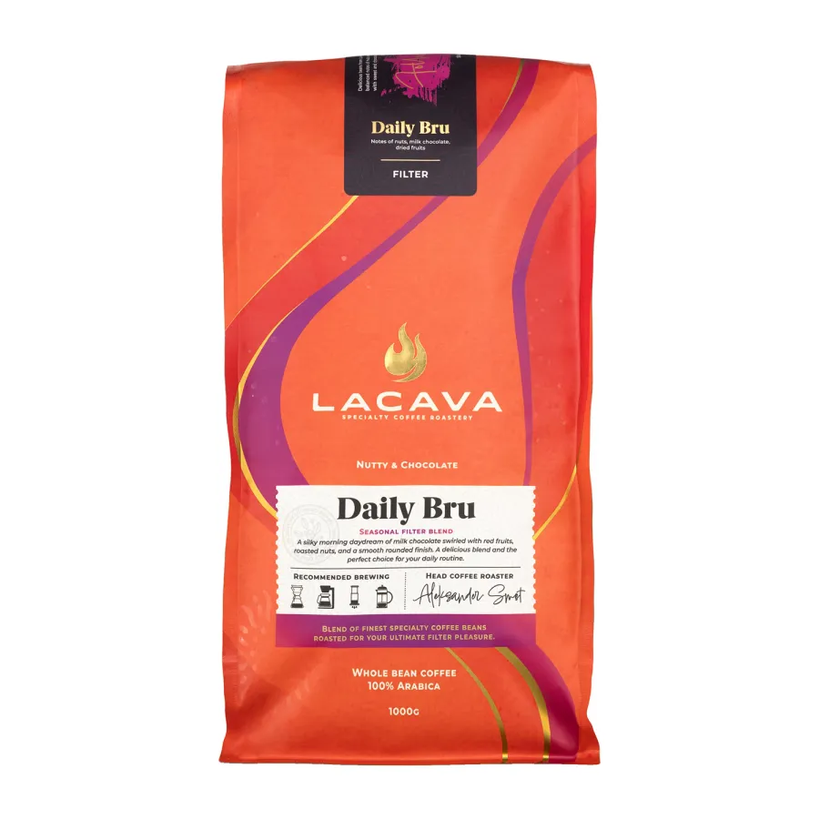 obrazek 1 LaCava - kawa ziarnista Daily BRU Filter 1 kg LACAVA
