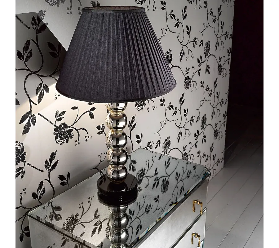 obrazek 1 Elegancka lampa biurkowa LTD36/1 z czarnym abażurem