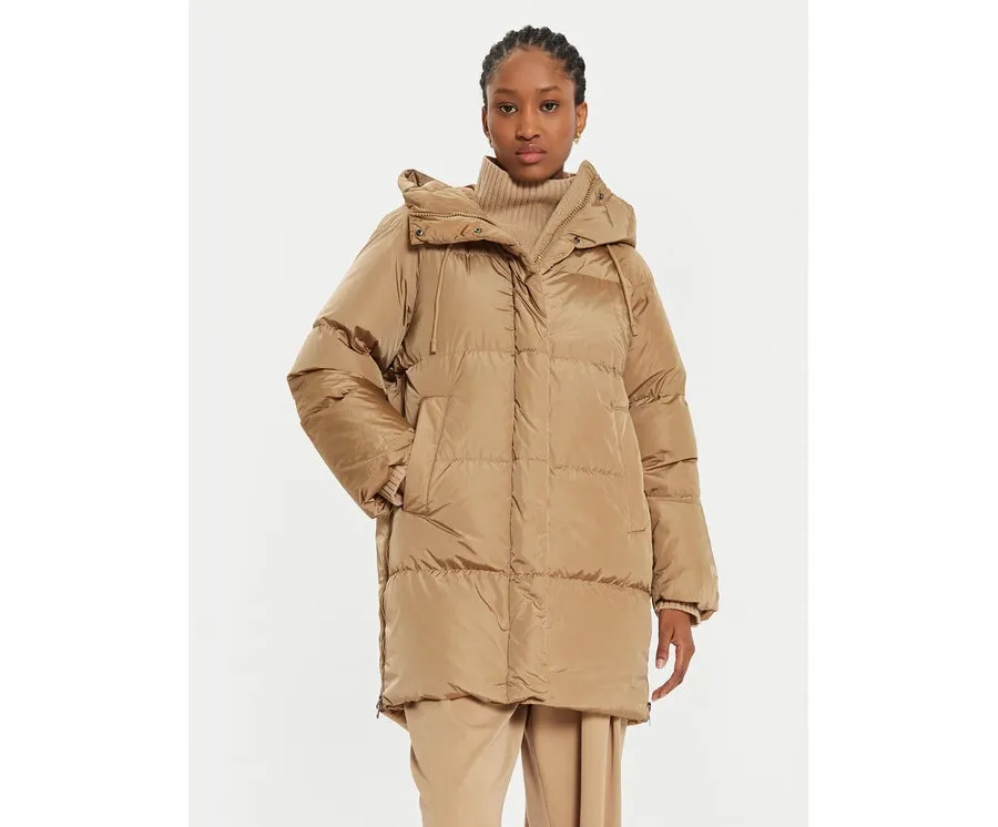 obrazek 1 Weekend Max Mara Kurtka puchowa Newbembo 2425496042 Beżowy Relaxed Fit