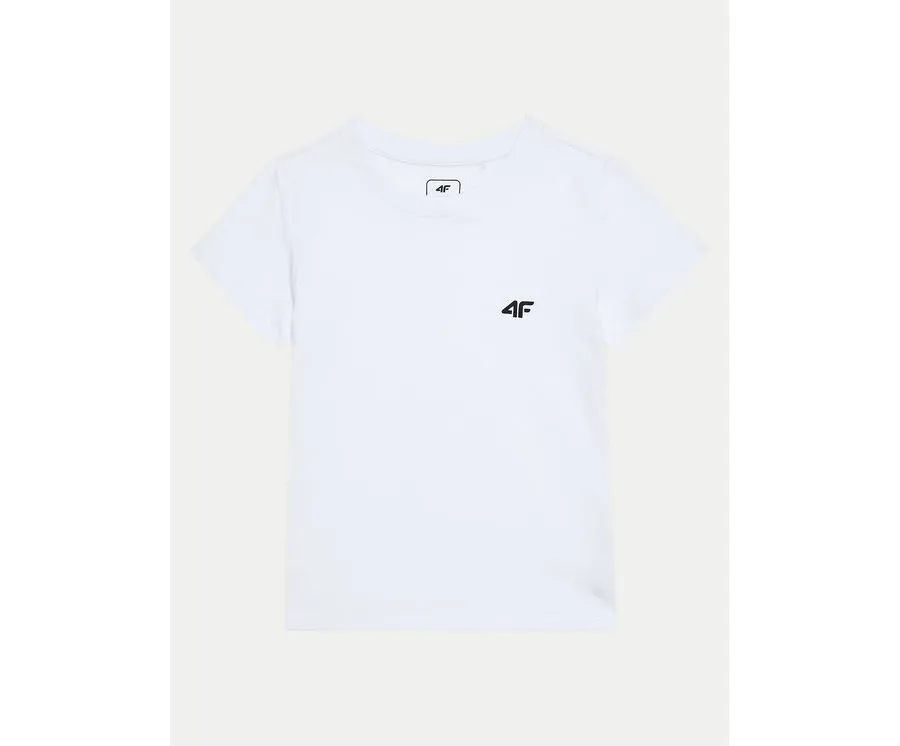 obrazek 1 4F T-Shirt 4FJWMM00TTSHF1658 Biały Slim Fit