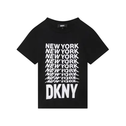 Zdjęcie DKNY T-Shirt D35S76 S Czarny Regular Fit