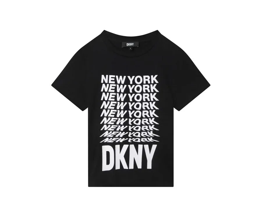 obrazek 1 DKNY T-Shirt D35S76 S Czarny Regular Fit