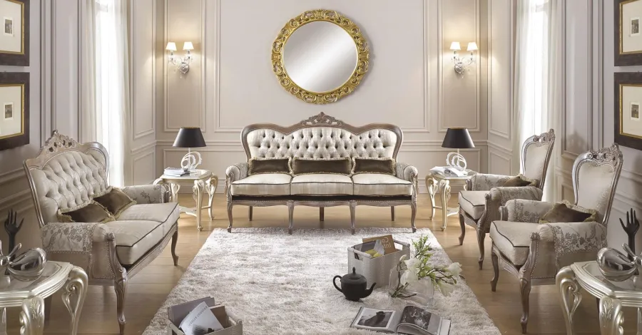 obrazek 1 Prestiżowa włoska trzyosobowa sofa do salonu - Morello Gianpaolo