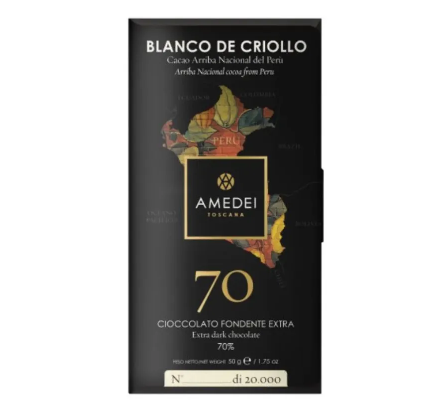 obrazek 1 Ciemna czekolada Blanco de Criollo Amedei 70% kakao, 50g