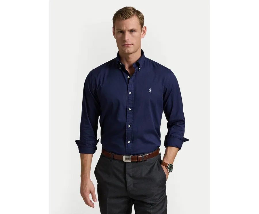 obrazek 1 Polo Ralph Lauren Koszula 710937993009 Granatowy Custom Fit