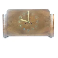 Picture Elegant Haller table clock from the 1930s