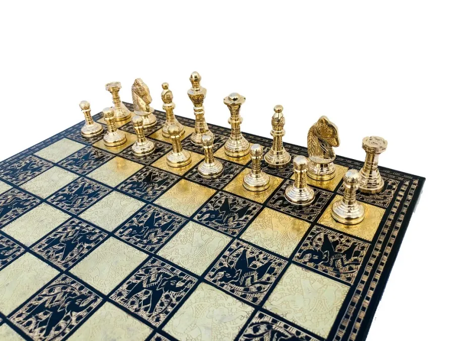obrazek 8 Prestiżowa kolekcja mosiężnych szachów Imperium Mogołów - The Chess Empire