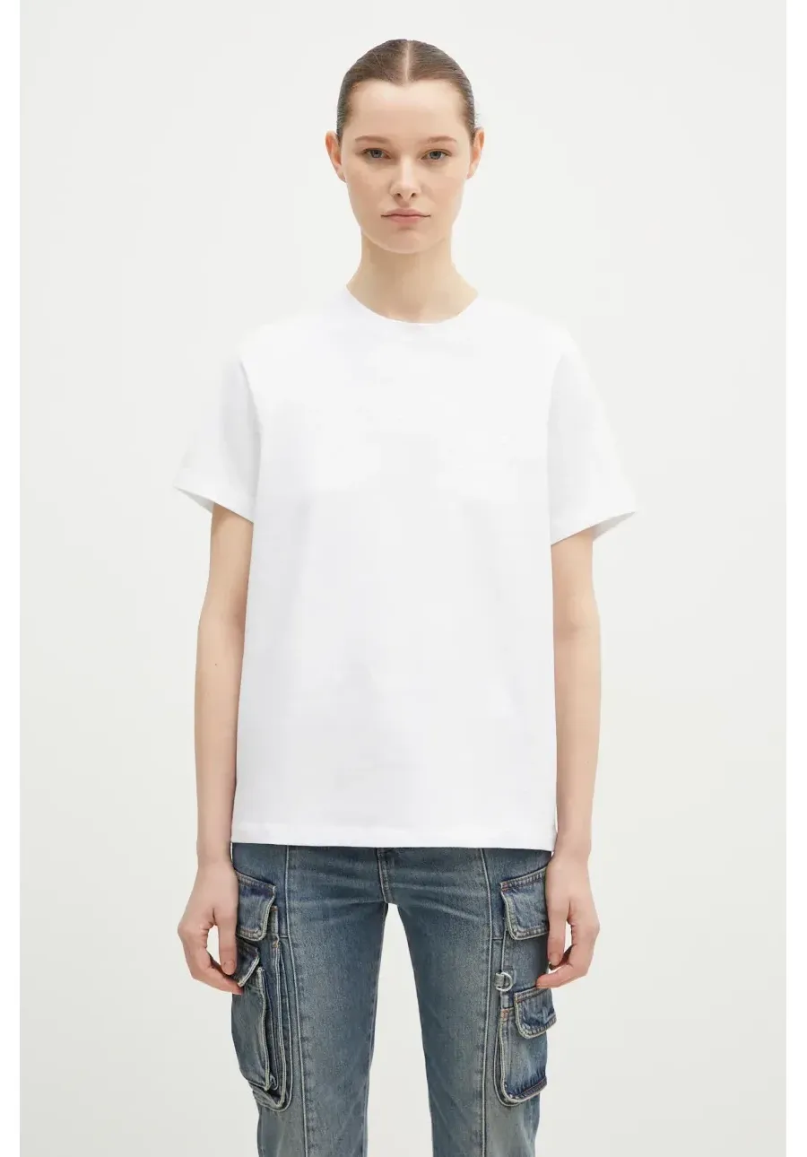 obrazek 1 Fiorucci t-shirt bawełniany I'm Your Fiorucci damski kolor biały W01FPTSH101CJ01WH06