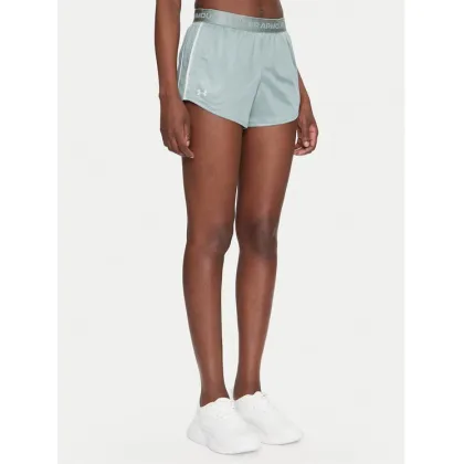 Zdjęcie Under Armour Szorty sportowe Tech™ Play Up Shine 1389883 Zielony Regular Fit