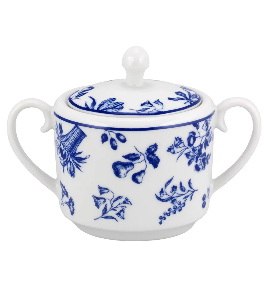 picture 1 A stylish porcelain sugar bowl in blue colors from the Chintz Azul collection - Vista Alegre