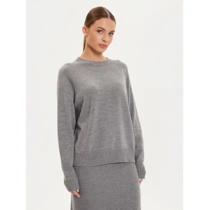 Zdjęcie Max Mara Leisure Sweter Salvia 2426366158 Szary Relaxed Fit