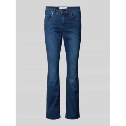 Zdjęcie Jeansy o kroju regular fit z 5 kieszeniami model ‘LENI’