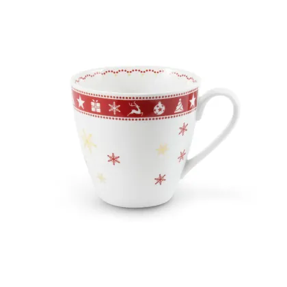 Zdjęcie Elegancki kubek z porcelany ze świątecznej kolekcji Christmas dreaming - Leander