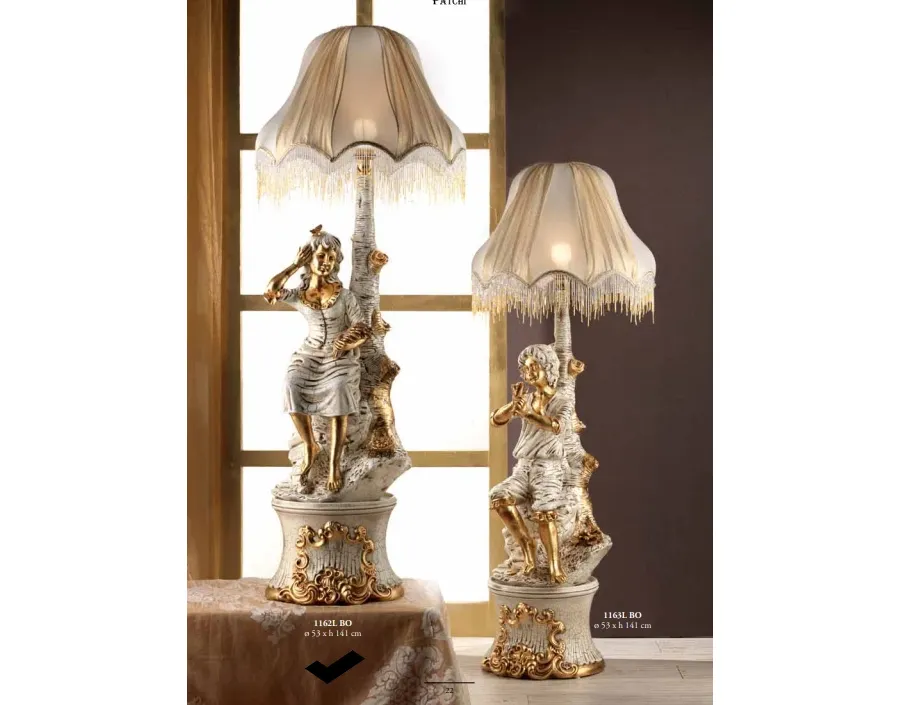 obrazek 1 Lampa Susanna z motylami na włosach - Valle d'oro Patchi