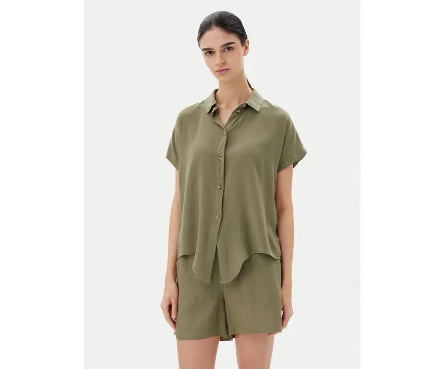 obrazek 1 Vero Moda Koszula Thea 10333794 Zielony Loose Fit