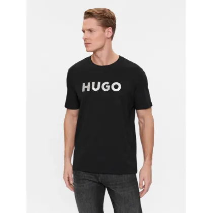 Zdjęcie Hugo T-Shirt Dulivio 50506996 Czarny Regular Fit HUGO