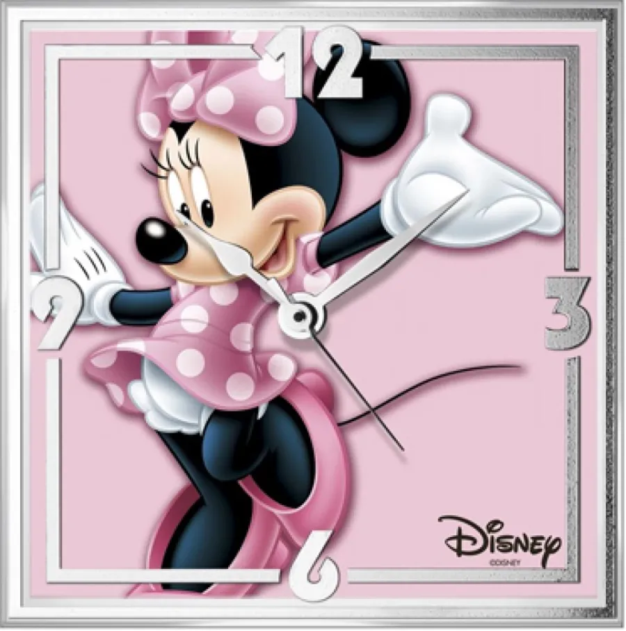 obrazek 1 Cudowny Zegarek Disney Myszka Minnie 14x14
