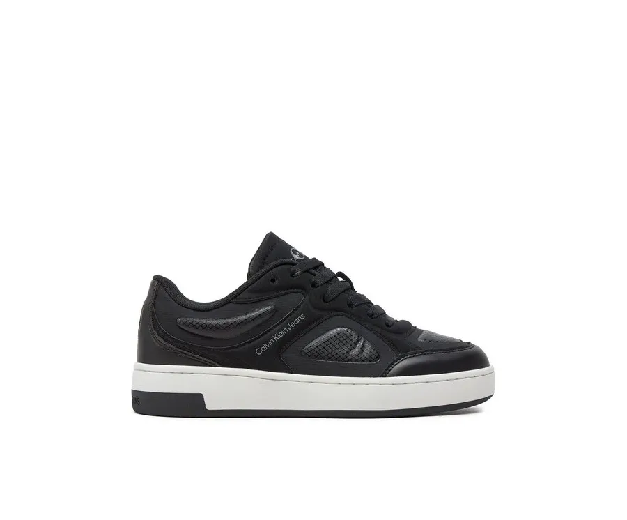 obrazek 1 Calvin Klein Jeans Sneakersy Basket Cupsole Low Mix In Mtl YW0YW01462 Czarny