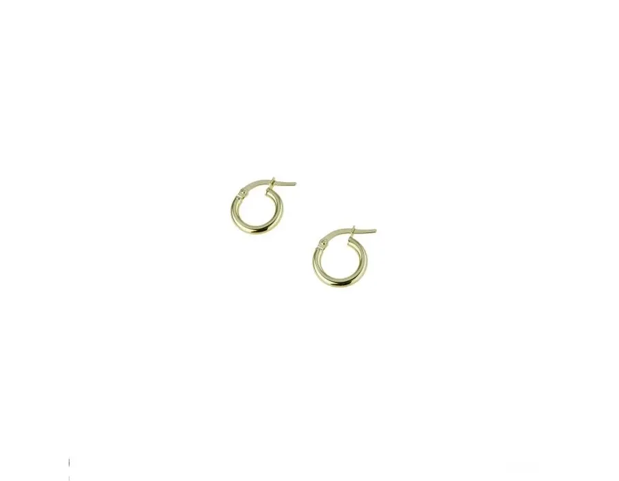obrazek 1 Włoskie okrągłe kolczyki 8 mm