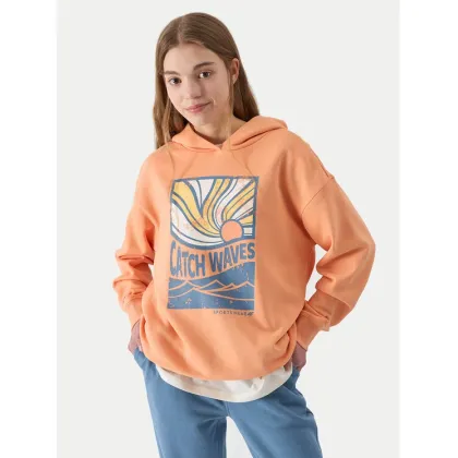 Zdjęcie 4F Bluza 4FJWSS24TSWSM0935 Pomarańczowy Regular Fit