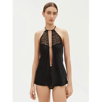 Zdjęcie Chantelle Halka Reptilia C01NI5 Czarny Regular Fit