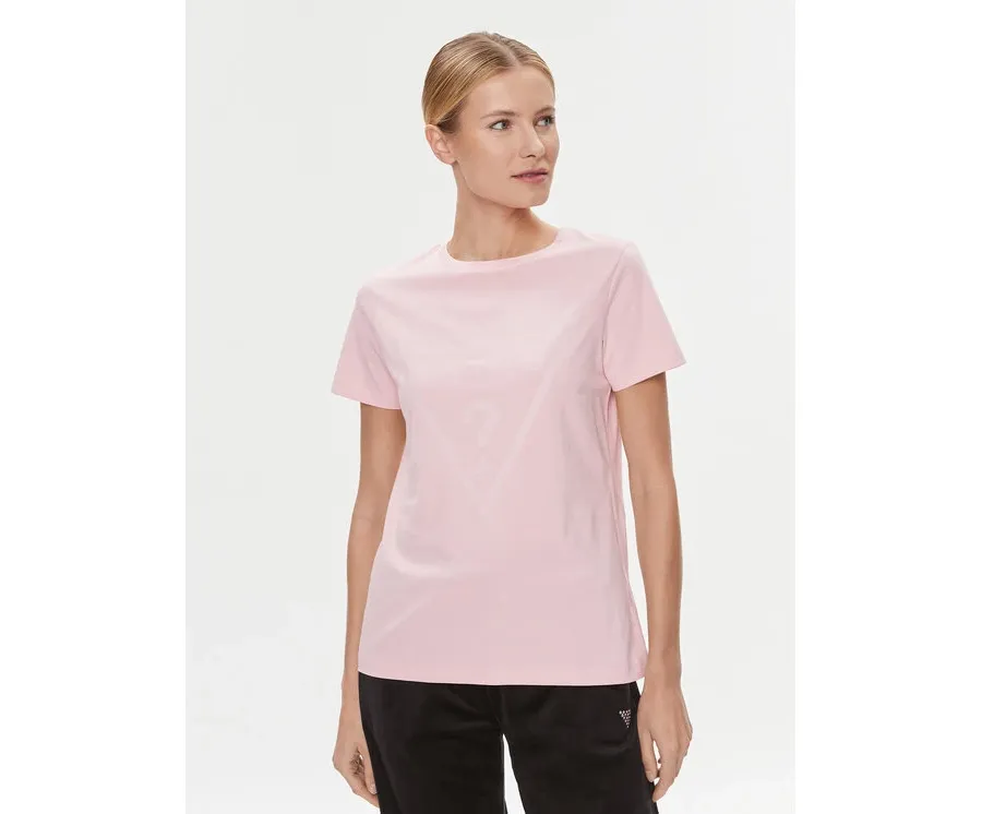 obrazek 1 Guess T-Shirt Adele V2YI07 K8HM0 Różowy Regular Fit