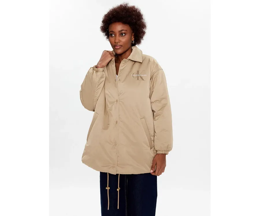 obrazek 1 Calvin Klein Jeans Kurtka przejściowa J20J220333 Beżowy Oversize