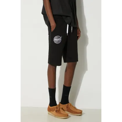 Zdjęcie Alpha Industries szorty Basic męskie kolor czarny 116362.03-CZARNY