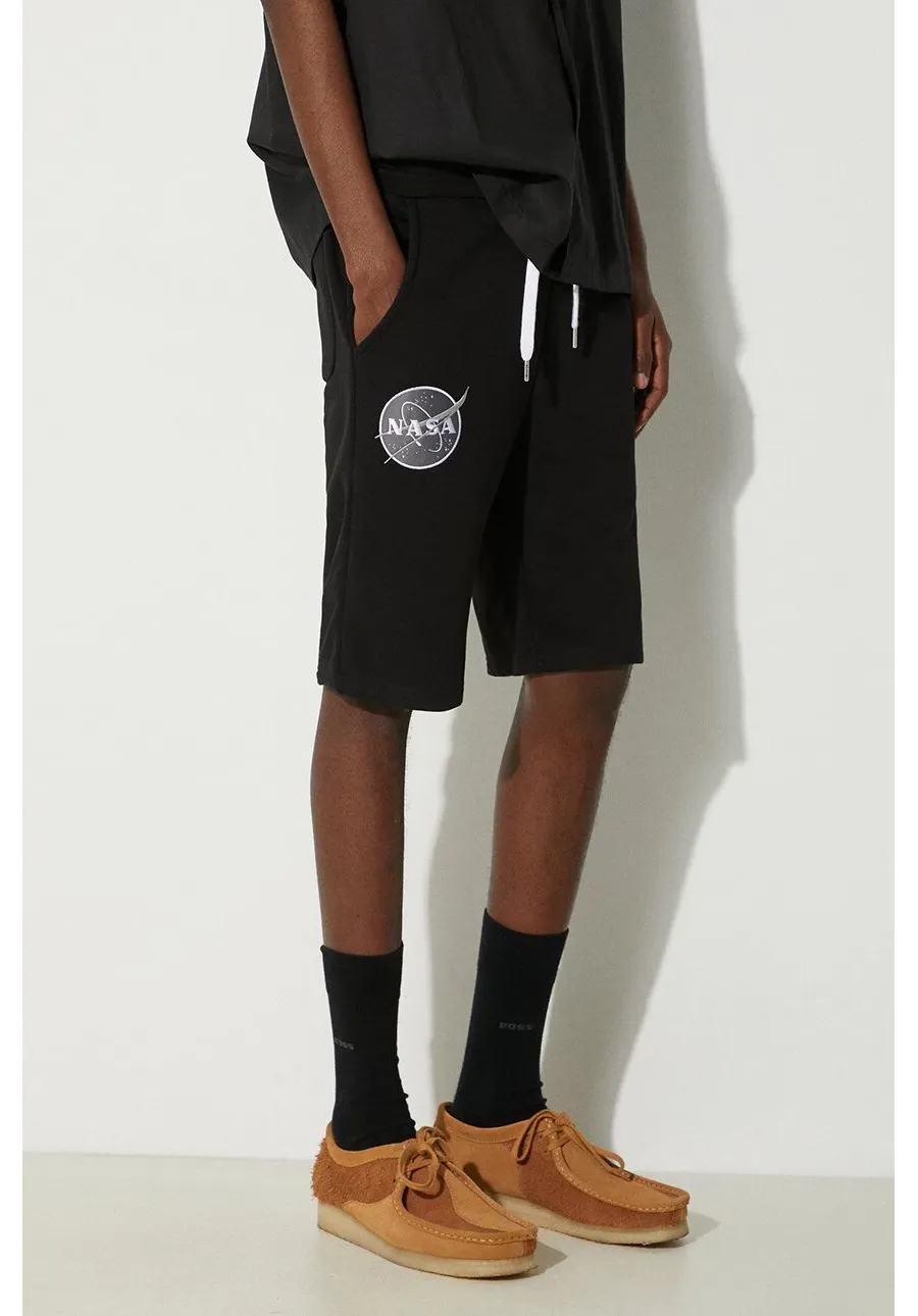 obrazek 1 Alpha Industries szorty Basic męskie kolor czarny 116362.03-CZARNY