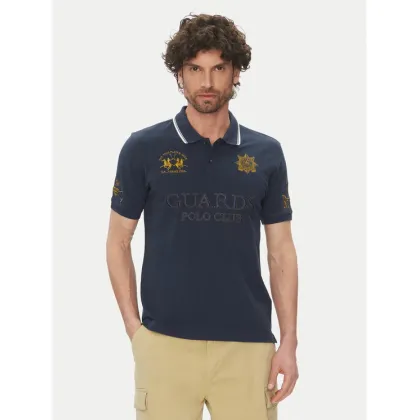 Zdjęcie La Martina Polo Achille MAPG30 PK097 Granatowy Regular Fit