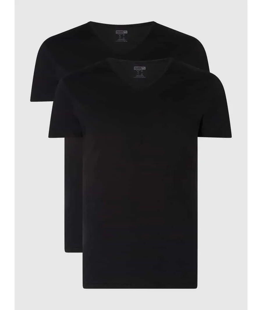 obrazek 1 T-shirt o kroju regular fit w zestawie 2 szt.