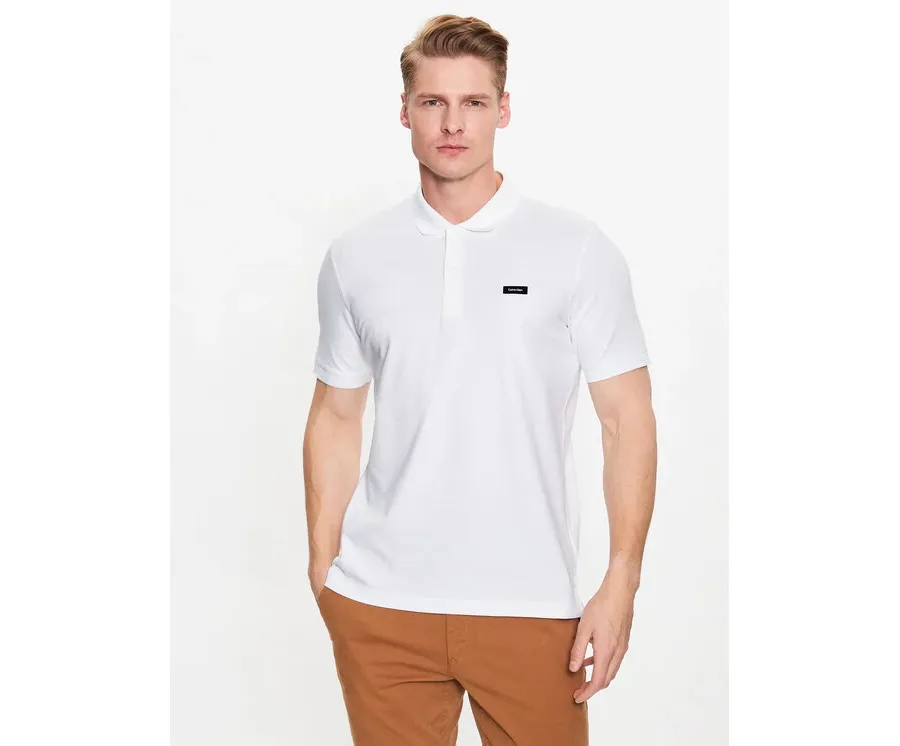 obrazek 1 Calvin Klein Polo K10K111196 Biały Regular Fit