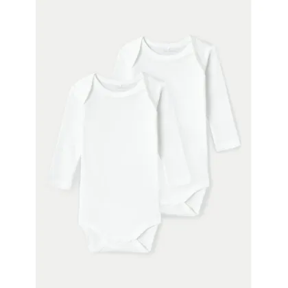 Zdjęcie NAME IT Komplet 2 par body dziecięcych 13222501 Biały