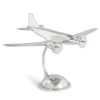 Picture A stylish DC-3 airplane statuette for a desk or table