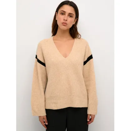Zdjęcie Karen by Simonsen Sweter Kirstenkb 10104564 Beżowy Relaxed Fit