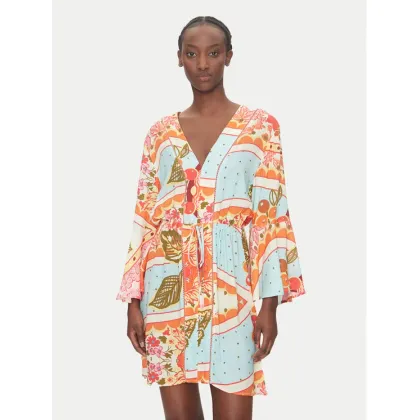 Zdjęcie Maaji Sukienka plażowa Floral Groove Joy PT2472CPO010 Kolorowy Relaxed Fit