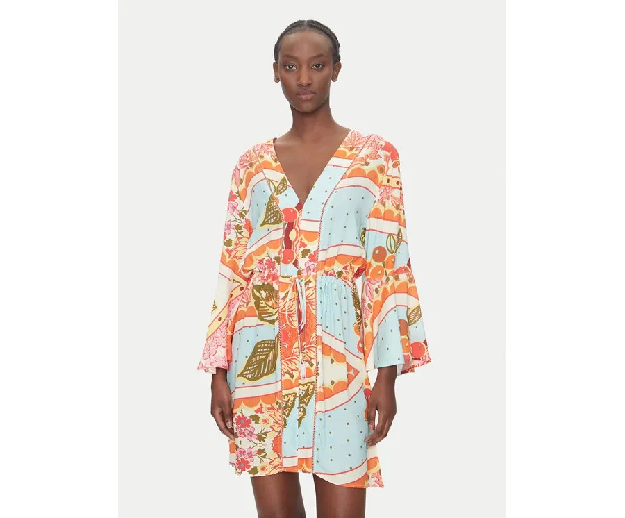 obrazek 1 Maaji Sukienka plażowa Floral Groove Joy PT2472CPO010 Kolorowy Relaxed Fit