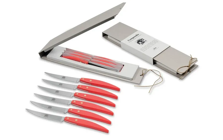 obrazek 7 Wspaniały zestaw noży stołowych włoskiej marki Berti Knives