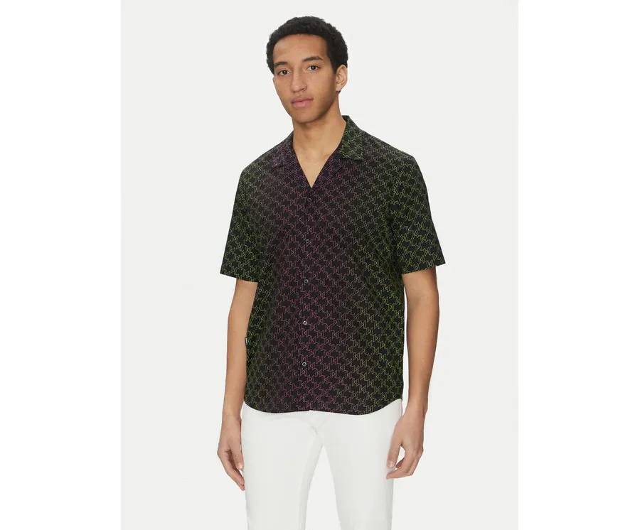 obrazek 1 KARL LAGERFELD Koszula 605445 552689 Czarny Regular Fit