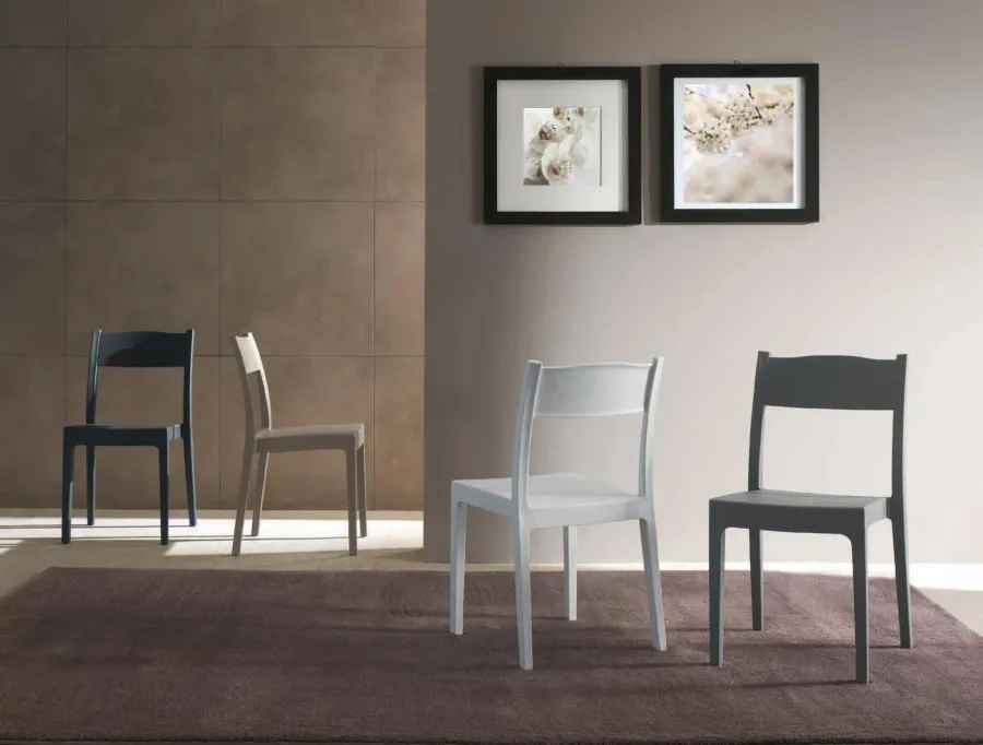 obrazek 2 Włoskie minimalistyczne krzesło do salonu – Zamagna Italia