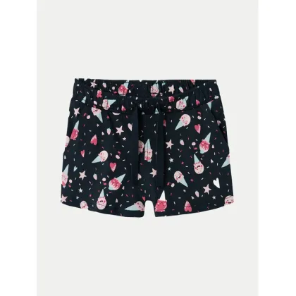 Zdjęcie NAME IT Szorty materiałowe Vigga 13215112 Granatowy Regular Fit