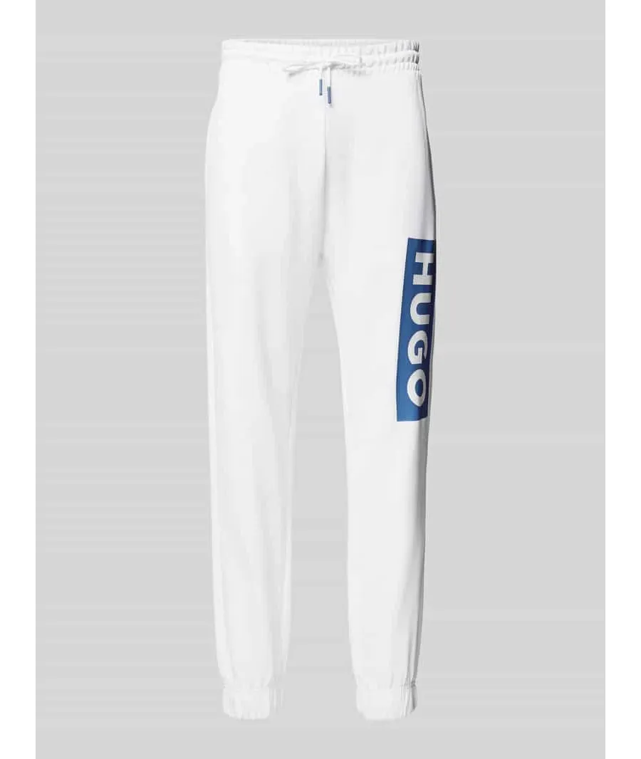 obrazek 1 Spodnie dresowe o kroju regular fit z nadrukiem z logo model ‘Nuram’