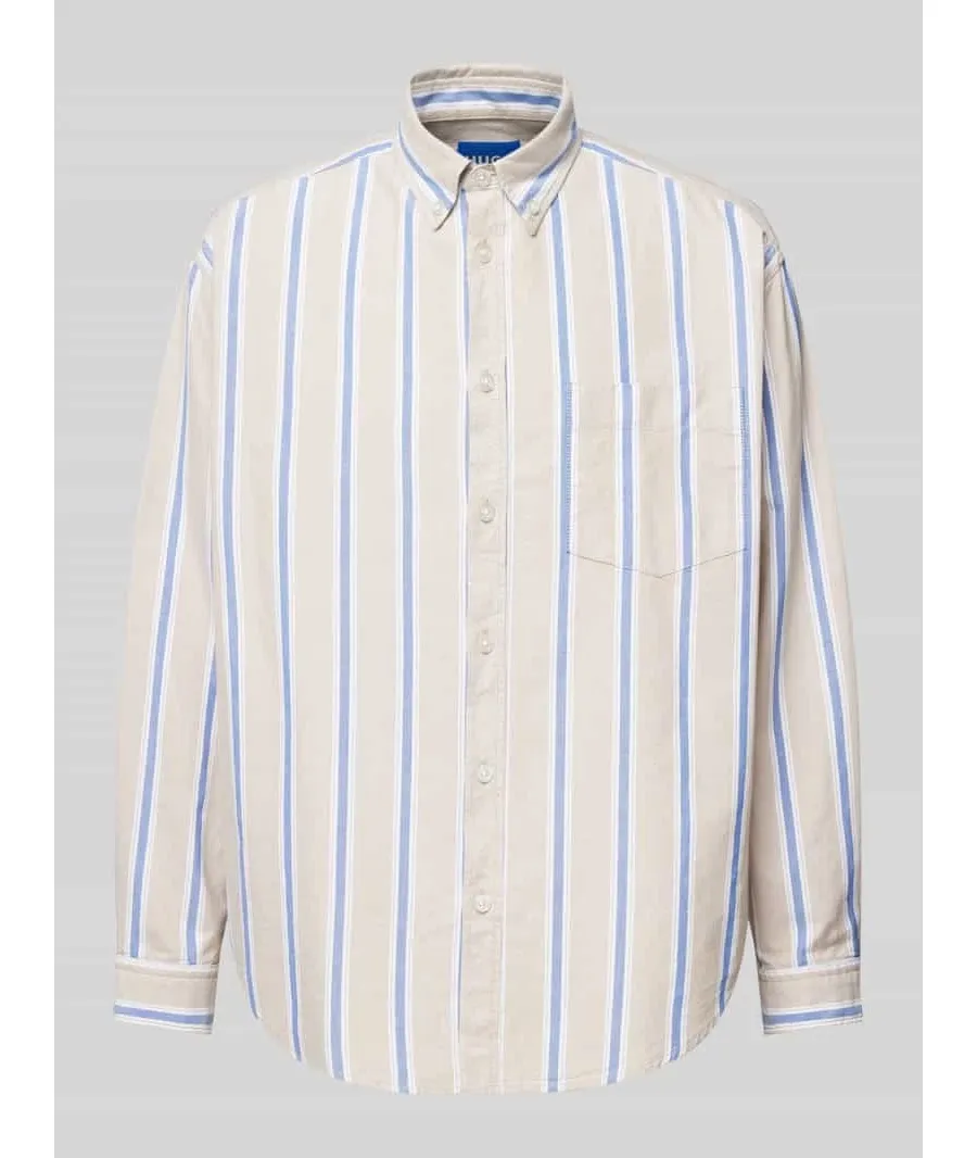 obrazek 1 Koszula casualowa o kroju regular fit z kołnierzykiem typu button down model ‘Ebill’