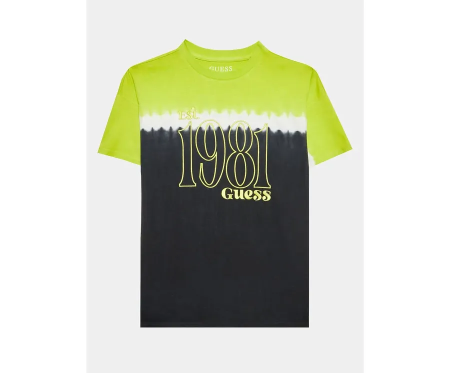 obrazek 1 Guess T-Shirt L3YI18 K8HM3 Zielony Regular Fit