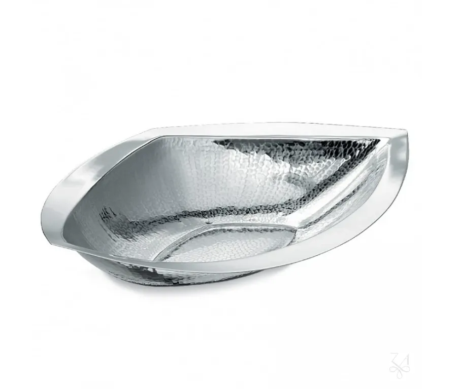 obrazek 1 Trójkątna srebrna miska o oryginalnym designie - Zaramella Argenti