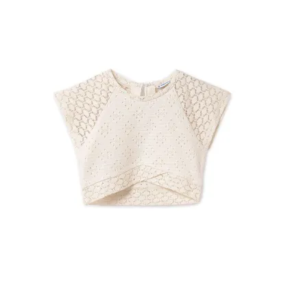 Zdjęcie Mayoral Bluzka 6042 Beżowy Regular Fit