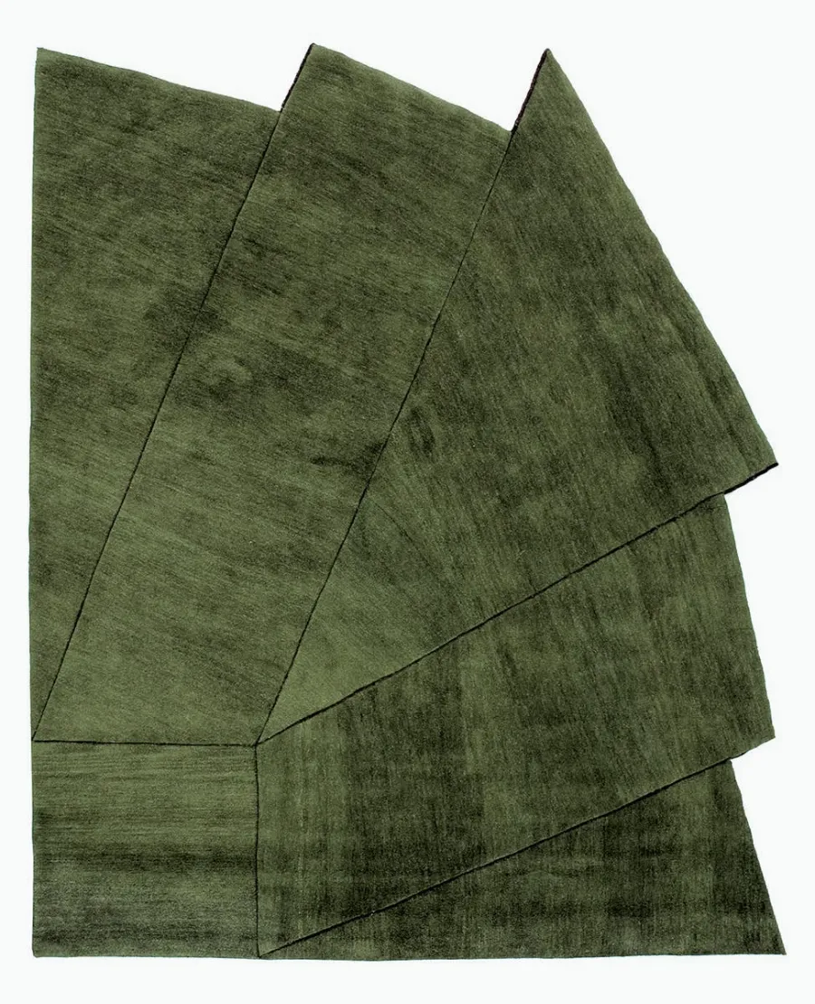obrazek 1 Luksusowy włoski dywan w odcieniach zieleni - Sartori Rugs